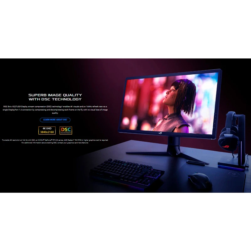 مانیتور گیمینگ ایسوس ROG Strix XG27UQR سایز 27 اینچ