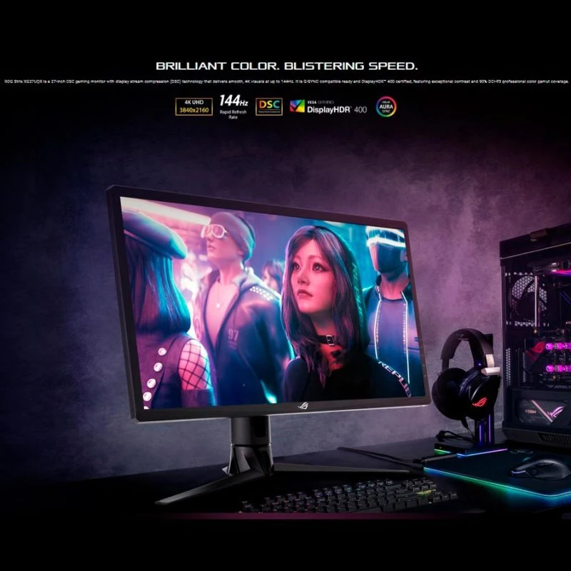 مانیتور گیمینگ ایسوس ROG Strix XG27UQR سایز 27 اینچ