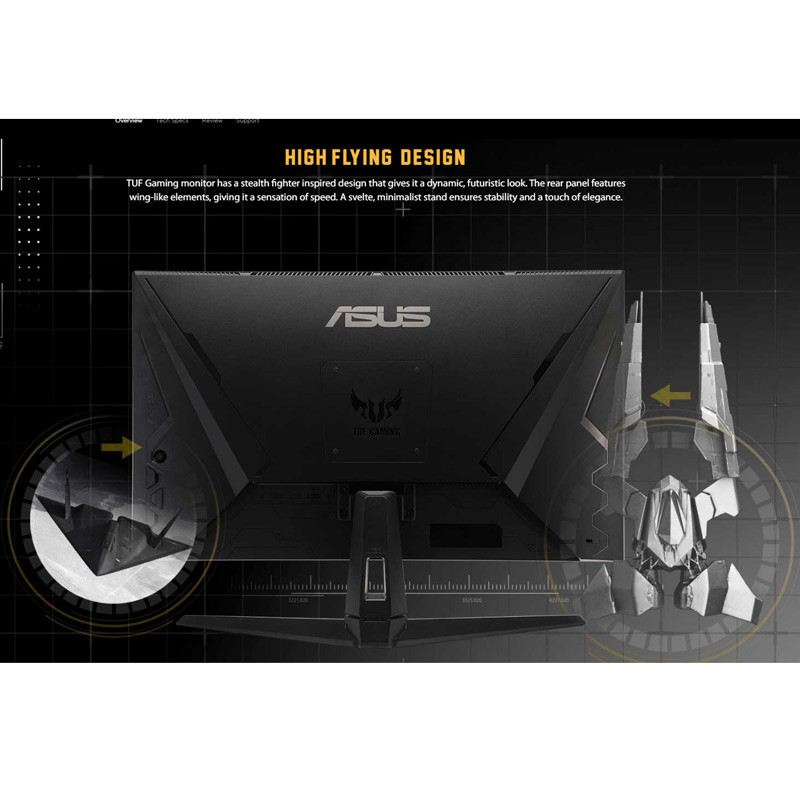 مانیتور گیمینگ ایسوس TUF Gaming VG27AQ1A سایز 27 اینچ