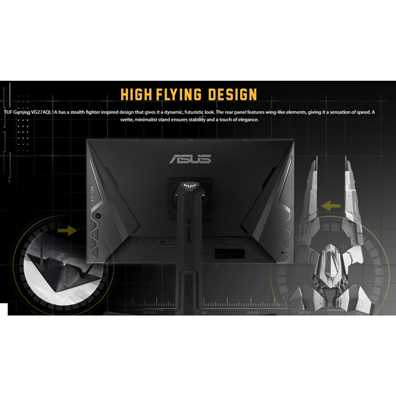 مانیتور گیمینگ ایسوس TUF Gaming VG27AQL1A سایز 27 اینچ