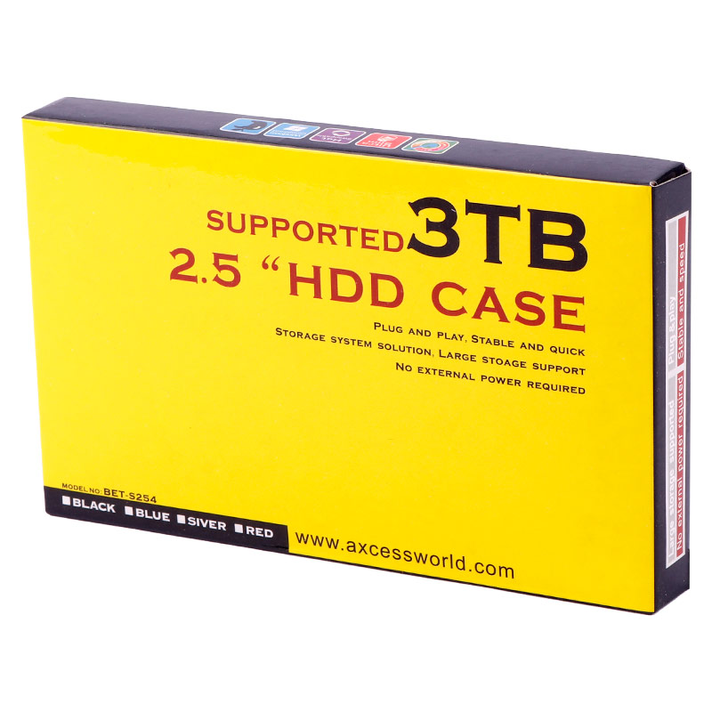 باکس هارد 2.5 اینچی BET-S254 HDD