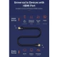 کابل HDMI 4K باسئوس Cafule Series CADKLF-E01 طول 1 متر