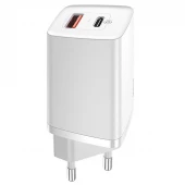 شارژر دیواری 65 وات باسئوس Gan2 Lite CCGAN2L-B0 QC3.0 PD 5A