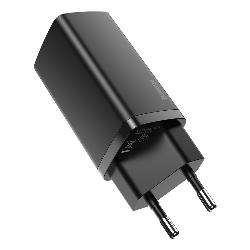 کلگی فست شارژ Baseus Gan2 Lite CCGAN2L-B0 2Port 5A QC3.0 PD 65W