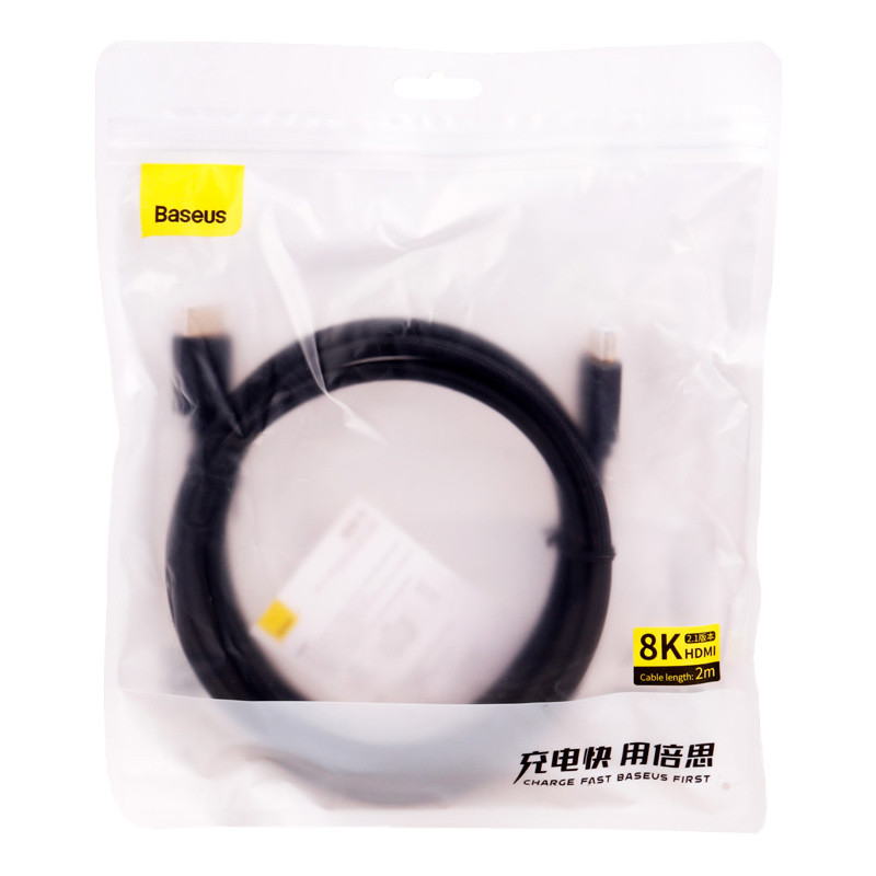 کابل Baseus High Definition Series CAKGQ-K01 HDMI V2.1 8K 2m