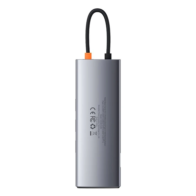 هاب 9 پورت Type-C باسئوس Metal Gleam Series CAHUB-CU0G