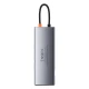 هاب 9 پورت Type-C باسئوس Metal Gleam Series CAHUB-CU0G