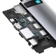 هاب 9 پورت Type-C باسئوس Metal Gleam Series CAHUB-CU0G