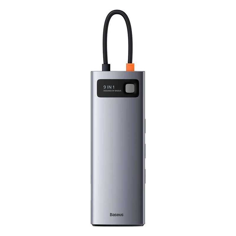 هاب 9 پورت Type-C باسئوس Metal Gleam Series CAHUB-CU0G