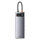 هاب 9 پورت Type-C باسئوس Metal Gleam Series CAHUB-CU0G