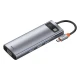هاب 9 پورت Type-C باسئوس Metal Gleam Series CAHUB-CU0G