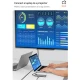 هاب 9 پورت Type-C باسئوس Metal Gleam Series CAHUB-CU0G
