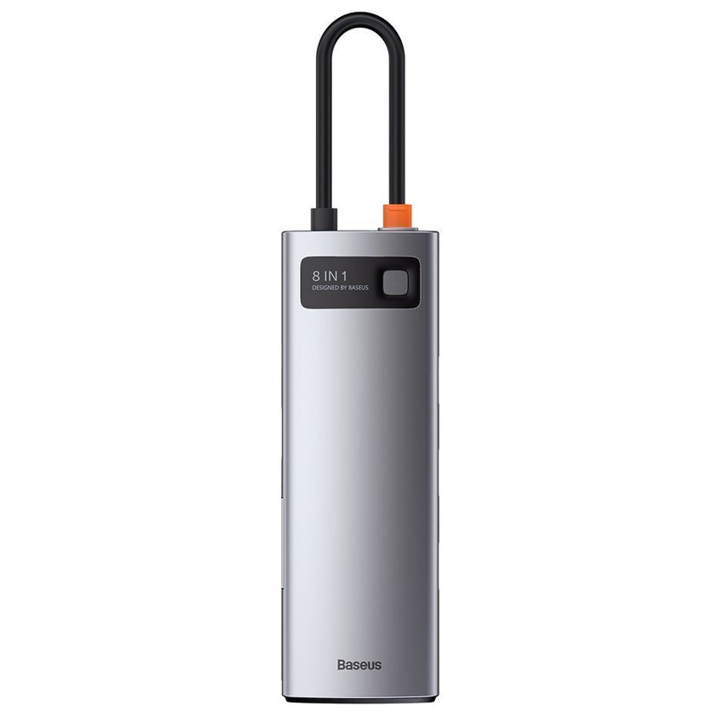 هاب 8 پورت Type-C باسئوس Metal Gleam Series CAHUB-CV0G