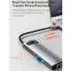هاب 8 پورت Type-C باسئوس Metal Gleam Series CAHUB-CV0G
