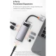 هاب 6 پورت Type-C باسئوس Metal Gleam Series CAHUB-CW0G