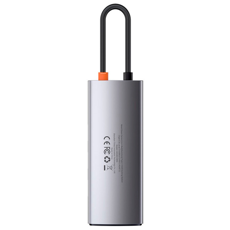 هاب 6 پورت Type-C باسئوس Metal Gleam Series CAHUB-CW0G