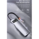 هاب 6 پورت Type-C باسئوس Metal Gleam Series CAHUB-CW0G
