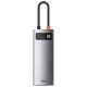 هاب 6 پورت Type-C باسئوس Metal Gleam Series CAHUB-CW0G