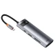 هاب 7 پورت Type-C باسئوس Metal Gleam Series WKWG020113
