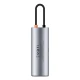 هاب 7 پورت Type-C باسئوس Metal Gleam Series WKWG020113