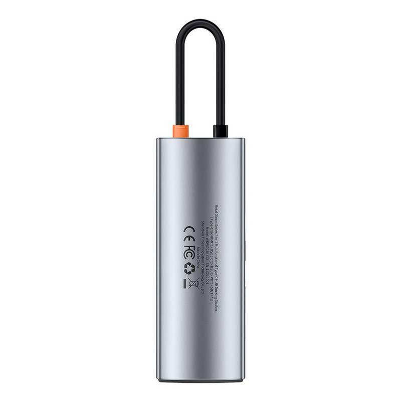 هاب 7 پورت Type-C باسئوس Metal Gleam Series WKWG020113