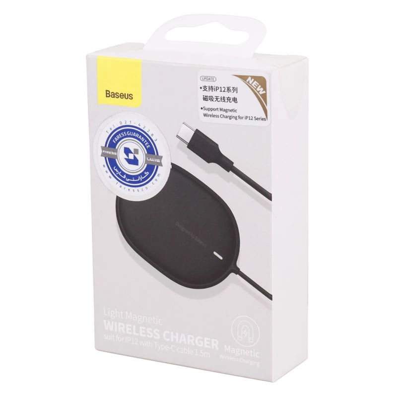 شارژر بی سیم فست شارژ Baseus Light Magnetic WXQJ-0 iP12 Series 15W