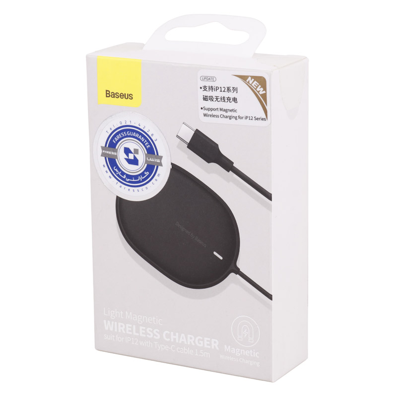 شارژر بی سیم فست شارژ Baseus Light Magnetic WXQJ-0 iP12 Series 15W