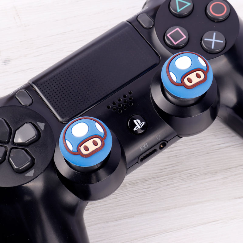 روکش آنالوگ دسته بازی Play Station/XBOX طرح قارچ آبی