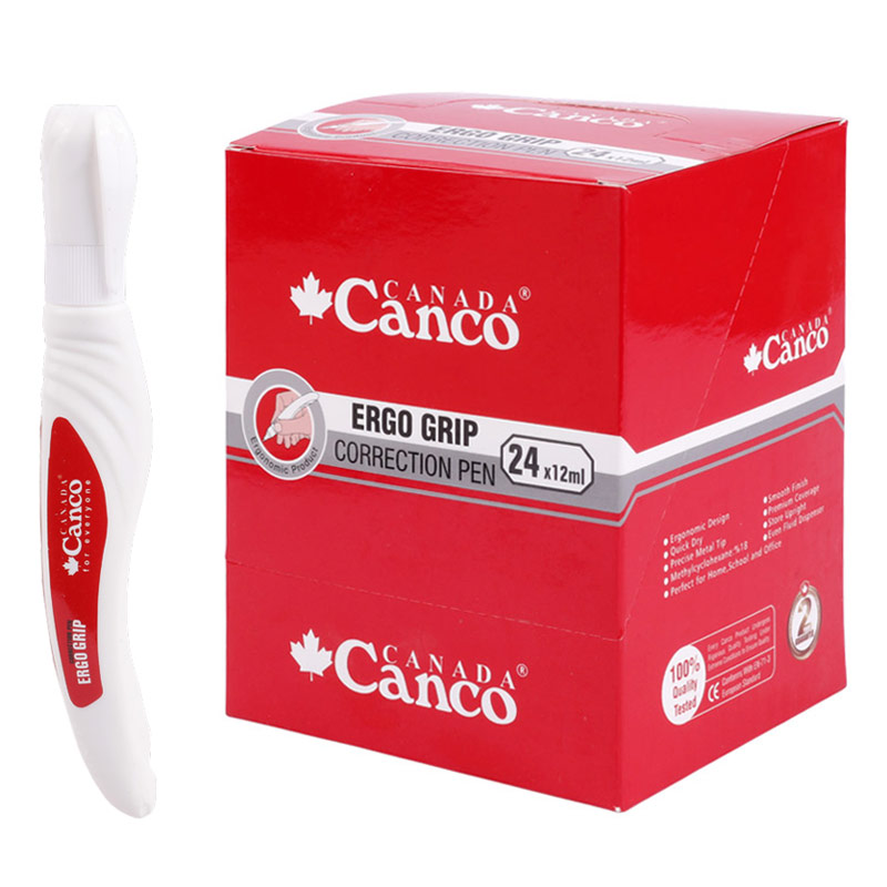 غلط گیر قلمی Canco Ergo Grip 12ml بسته 24 عددی