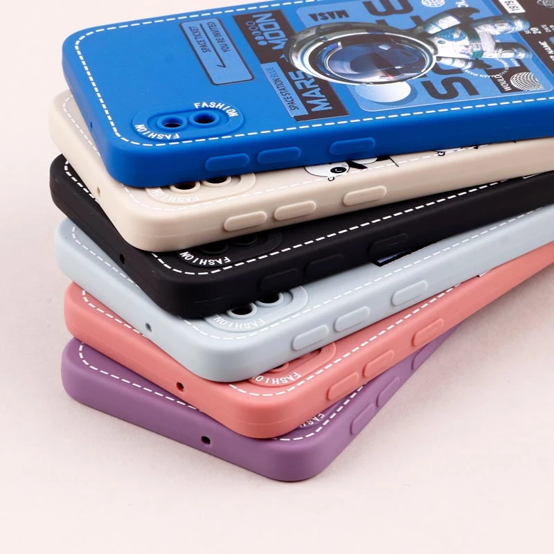 قاب سامسونگ Galaxy A10 طرح دوخت محافظ لنزدار