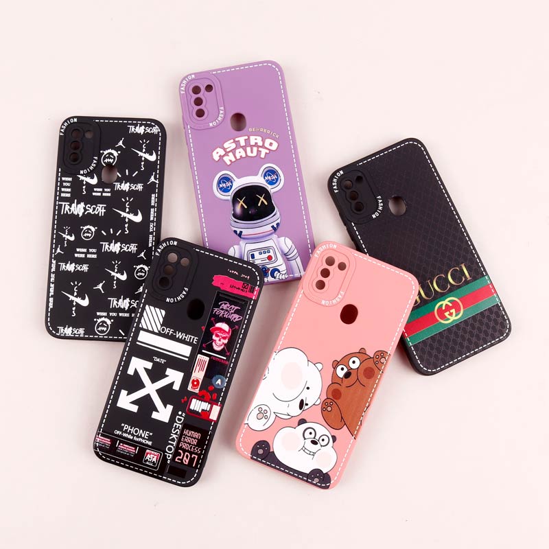 قاب سامسونگ Galaxy A11 طرح دوخت محافظ لنزدار