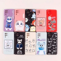 قاب سامسونگ Galaxy A12 طرح دوخت محافظ لنزدار