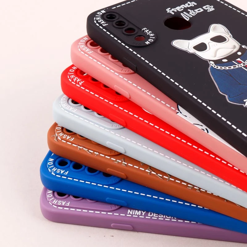 قاب سامسونگ Galaxy A20s طرح دوخت محافظ لنزدار