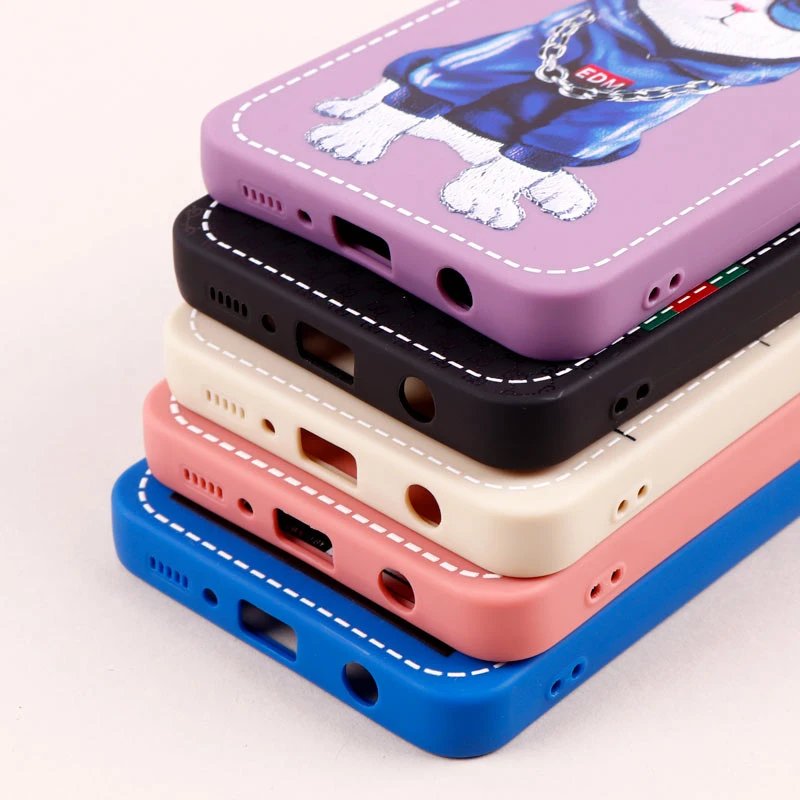 قاب سامسونگ Galaxy A21s طرح دوخت محافظ لنزدار