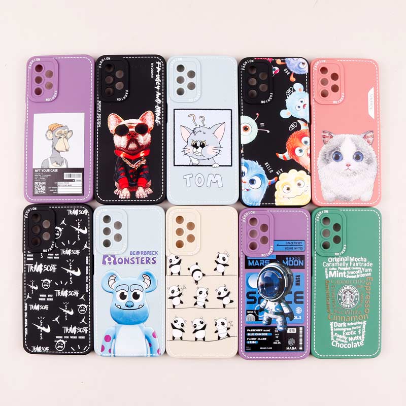 قاب سامسونگ Galaxy A23 طرح دوخت محافظ لنزدار