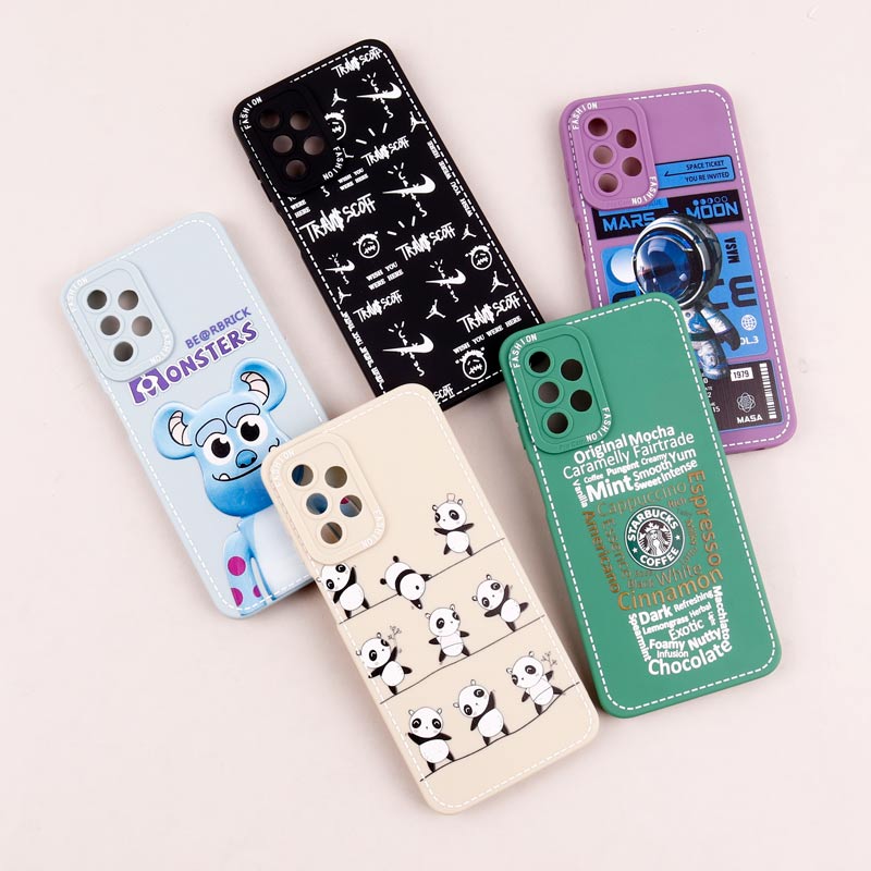 قاب سامسونگ Galaxy A23 طرح دوخت محافظ لنزدار