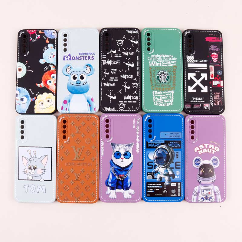 قاب سامسونگ Galaxy A30s / A50s طرح دوخت محافظ لنزدار