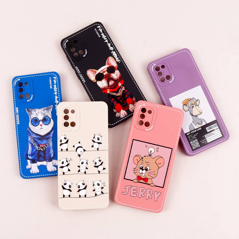 قاب سامسونگ Galaxy A31 طرح دوخت محافظ لنزدار