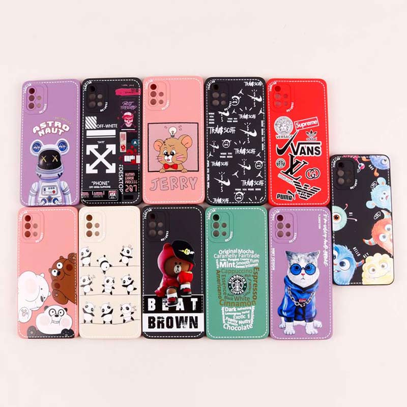 قاب سامسونگ Galaxy A51 طرح دوخت محافظ لنزدار