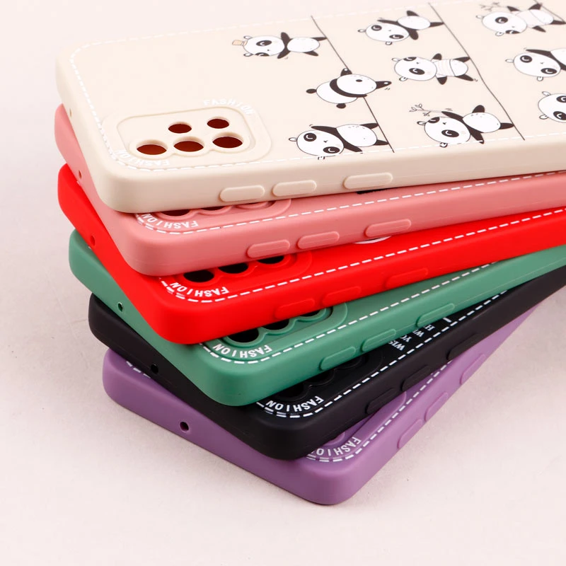 قاب سامسونگ Galaxy A51 طرح دوخت محافظ لنزدار