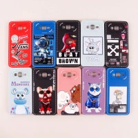 قاب سامسونگ Galaxy Grand Prime طرح دوخت محافظ لنزدار