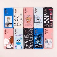 قاب سامسونگ Galaxy A32 4G طرح دوخت محافظ لنزدار