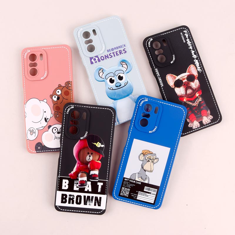 قاب محافظ لنزدار طرح دوخت Xiaomi Poco F3