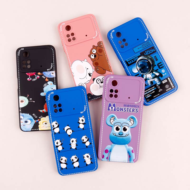 قاب محافظ لنزدار طرح دوخت Xiaomi Poco M4 Pro