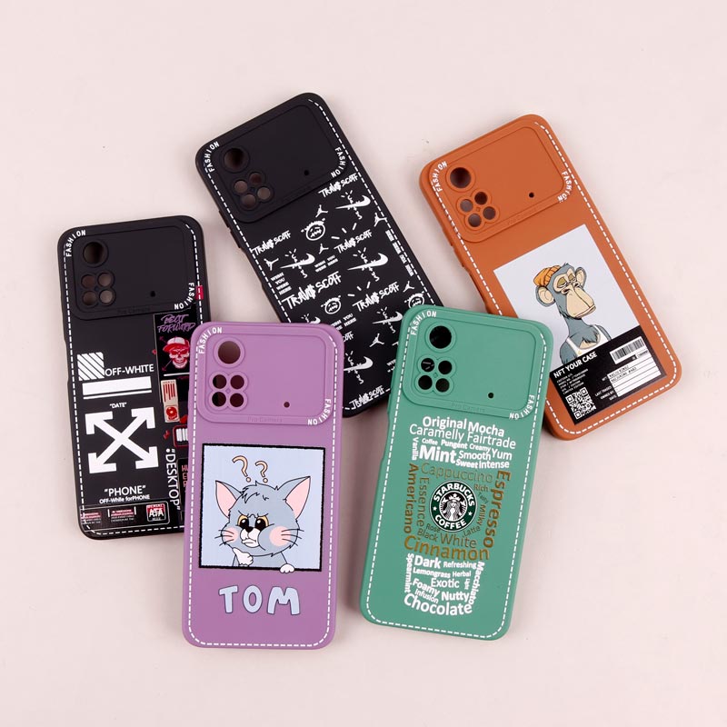 قاب محافظ لنزدار طرح دوخت Xiaomi Poco M4 Pro