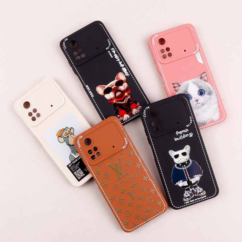 قاب محافظ لنزدار طرح دوخت Xiaomi Poco M4 Pro