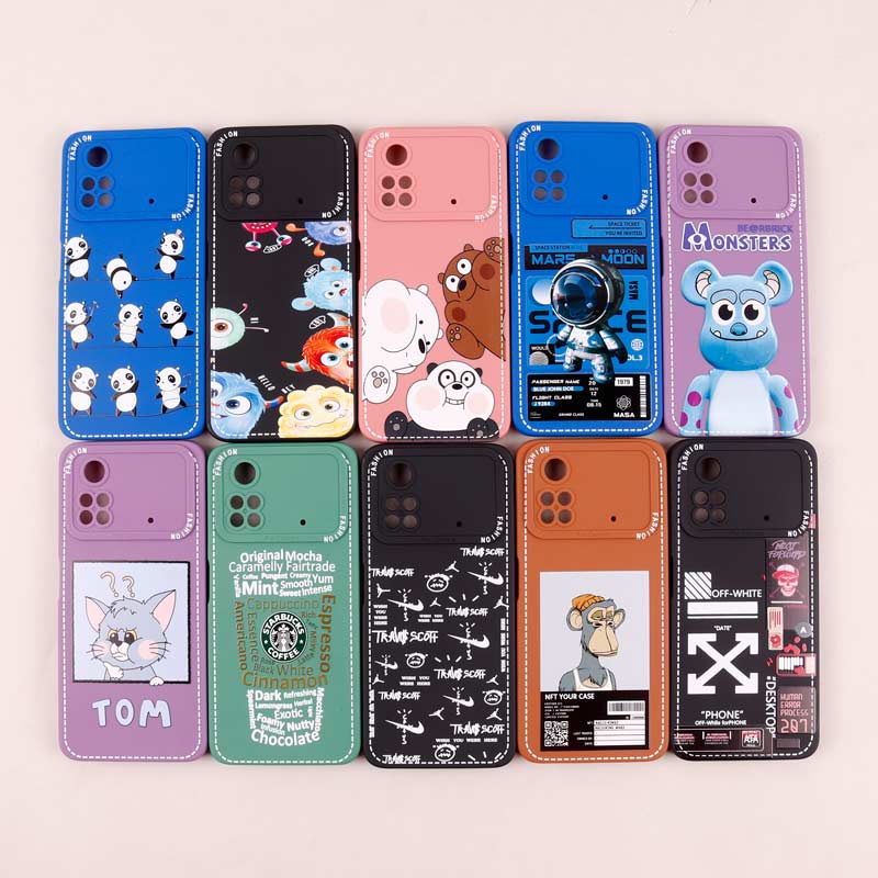 قاب محافظ لنزدار طرح دوخت Xiaomi Poco M4 Pro