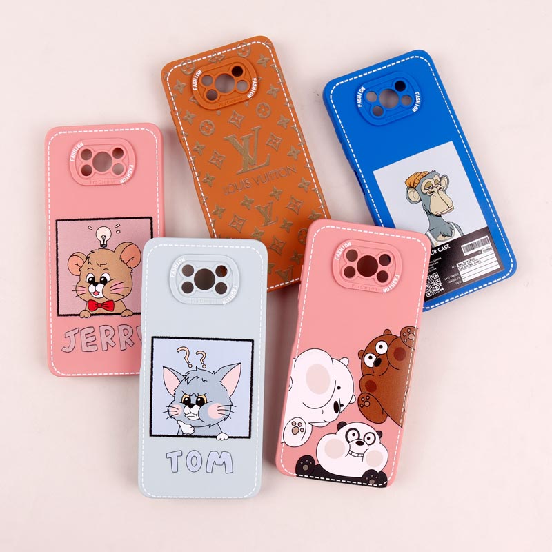 قاب محافظ لنزدار طرح دوخت Xiaomi Poco X3