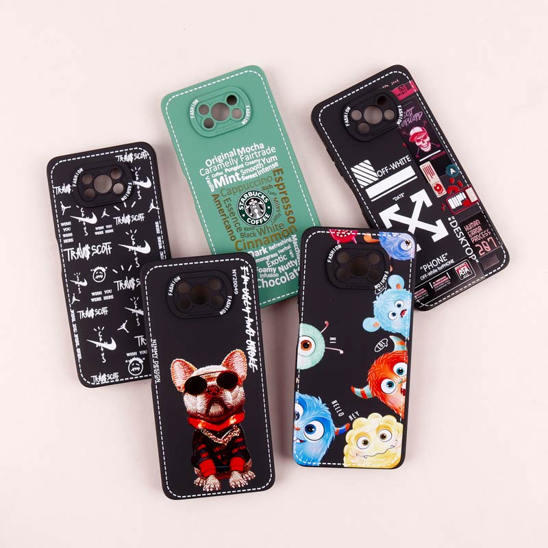 قاب محافظ لنزدار طرح دوخت Xiaomi Poco X3