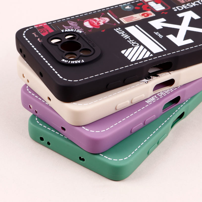 قاب محافظ لنزدار طرح دوخت Xiaomi Poco X3